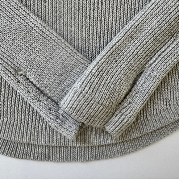 Lululemon Cabin Yogi Long Sleeve Heathered Medium Gray Sweater Shirt Top Sz 2 - Picture 8 of 14